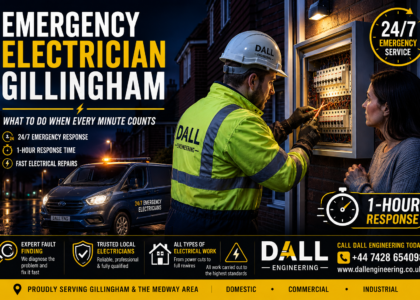 Emergency electrician Gillingham