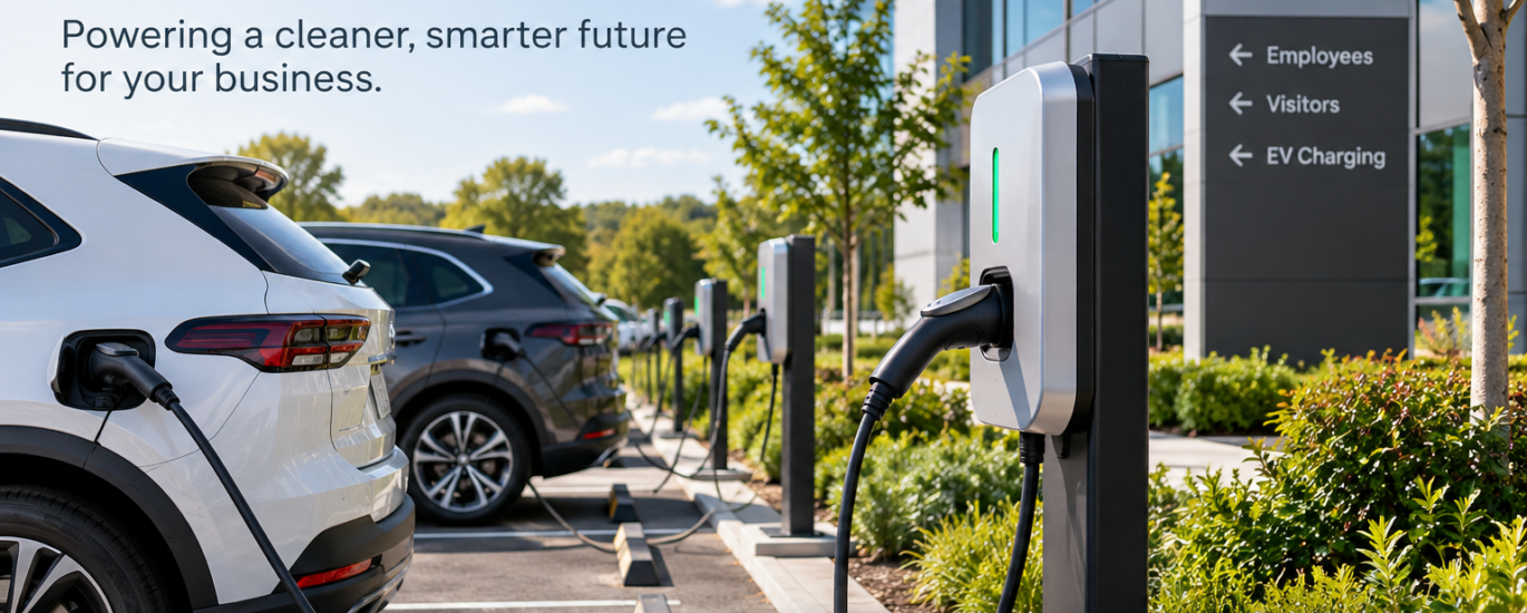 Commercial EV charger installation Kent