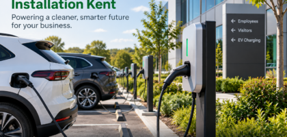 Commercial EV charger installation Kent
