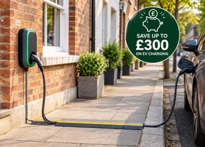Smart EV Charging on a UK Terrace